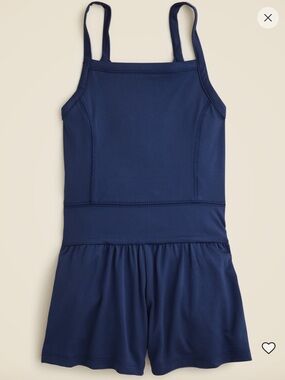 Crewcuts Navy Sleeveless Performance Romper